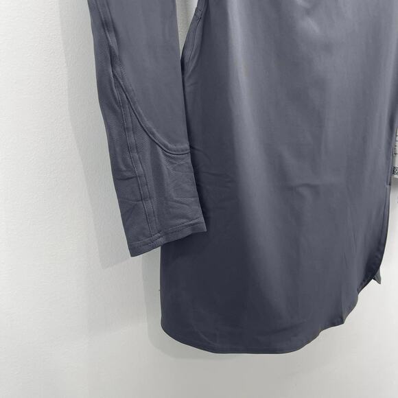 Lululemon Long-Sleeve Tennis Dress Romper Womens 4 Nulux Graphite Gray - Picture 7 of 10